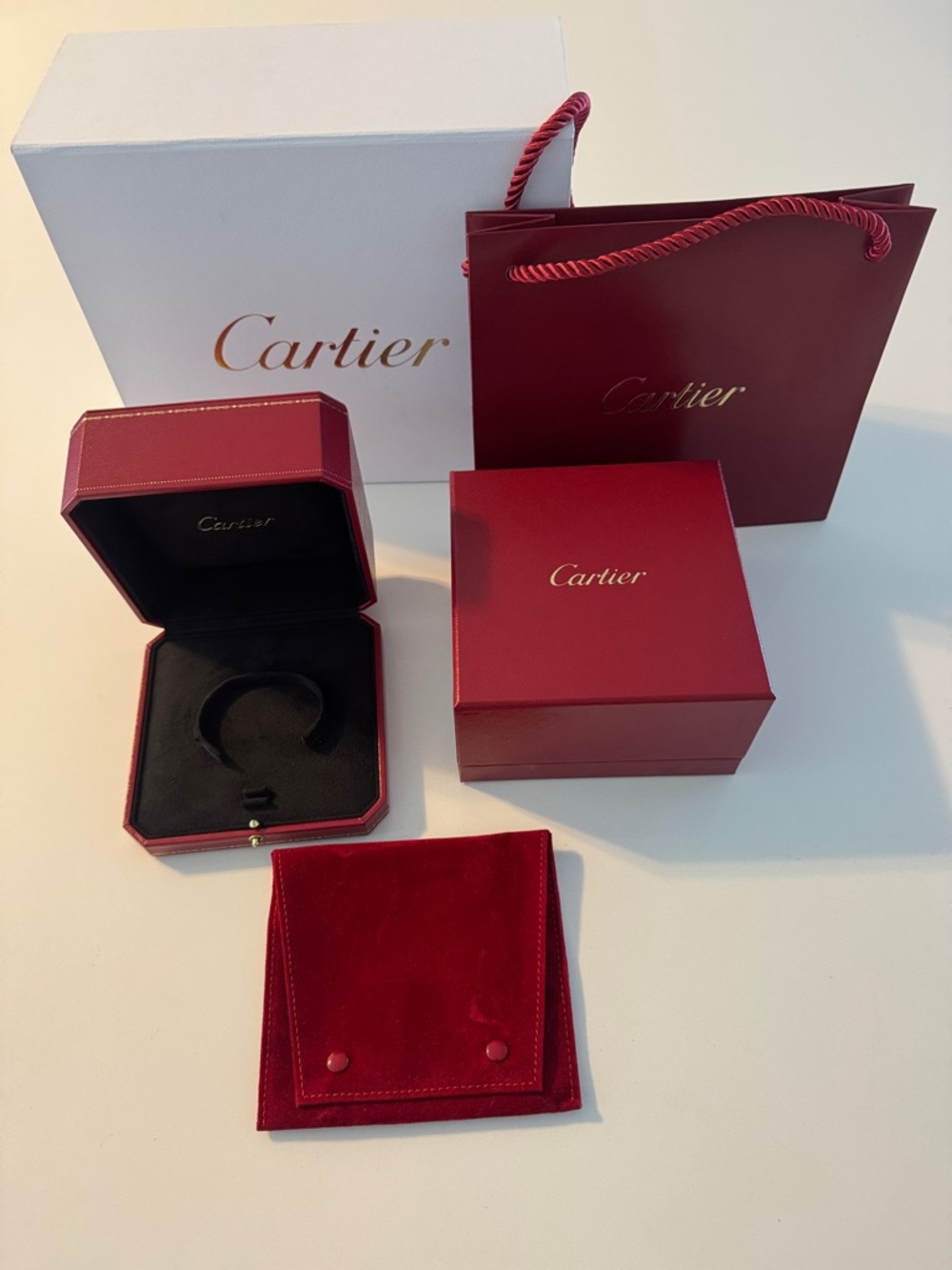 Cartier Love Bracelet boxing set. Authentic. NO JEWELRY INCLUDED